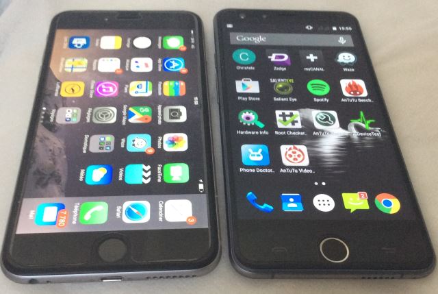 iPhone 6 PLUS vs Ulephone Be Touch 2