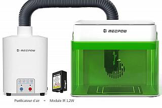 Mini graveuse laser Mecpow M1 DIODE 5W et IR 1.2W avec (...)