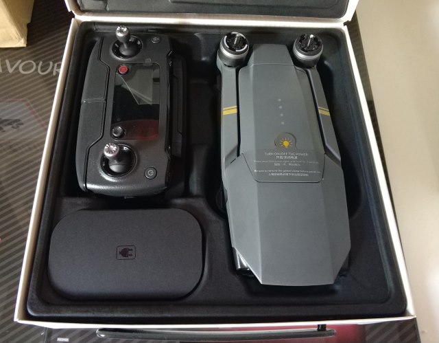 Le pack Mavic Pro standard, prêt à utiliser 