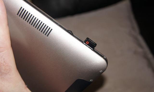 Le bouton bascule peut commun sur des tablettes