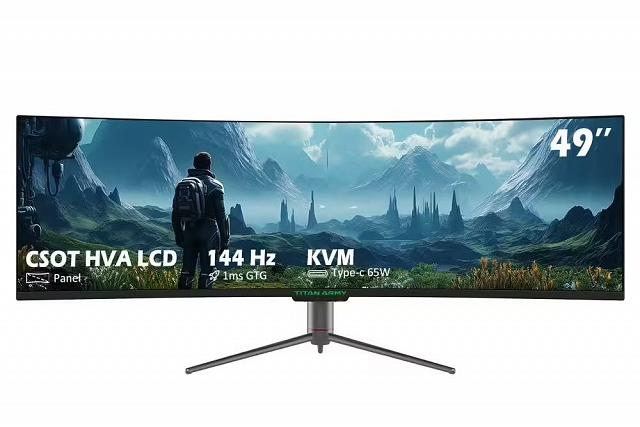 TITAN ARMY C49SHC : L'Ultra-Large Courbé 49” 144 Hz (...) à la une