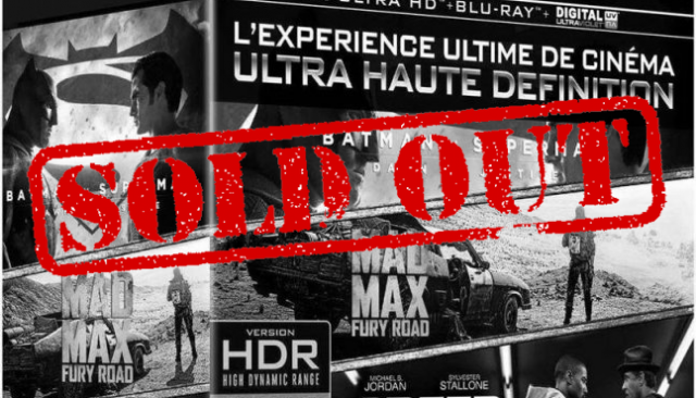Coffret 4K 6 films Ultra HD : Batman vs Superman, Mad (...)
