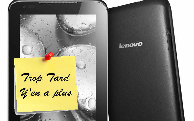 Tablette Lenovo Ideatab A1000, double coeur Bluetooth à (...)