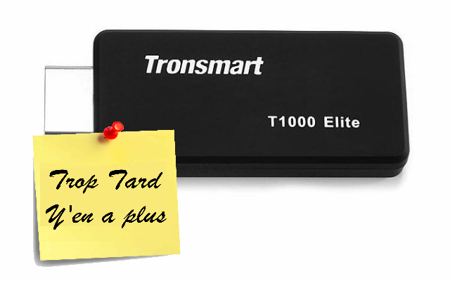 L'Adaptateur Tronsmart T1000 Elite Miracast , DLNA, (...)