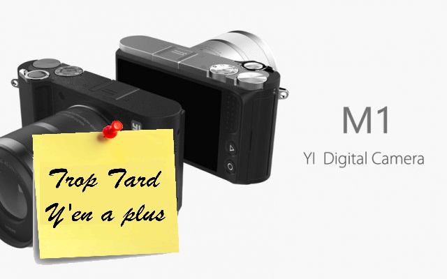 Compact numérique hybride YI M1, WiFi et 4K avec deux (...)