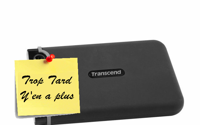 Transcend Disque dur Externe Antichoc 2To USB 3.0 59€89 (...)