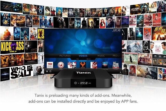 Box TV 4K Tanix TX3 Mini, Amlogic S905W et afficheur à (...)
