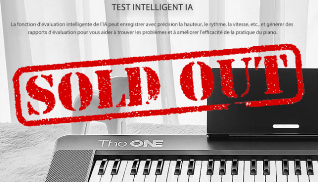 TheONE AIR, le clavier connecté apprentissage piano à (...)