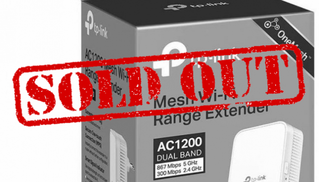 Le Répéteur WiFi RE300 MESH AC1200 à 9€99 (-71%)