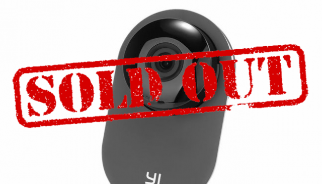 Caméra Wifi YI vision de nuit 720P noire 20€46 (...)
