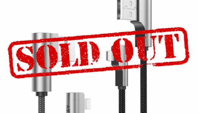 Pack 2 câbles Lightning coudés AUKEY certifiés MFI 10€99 @ (...)