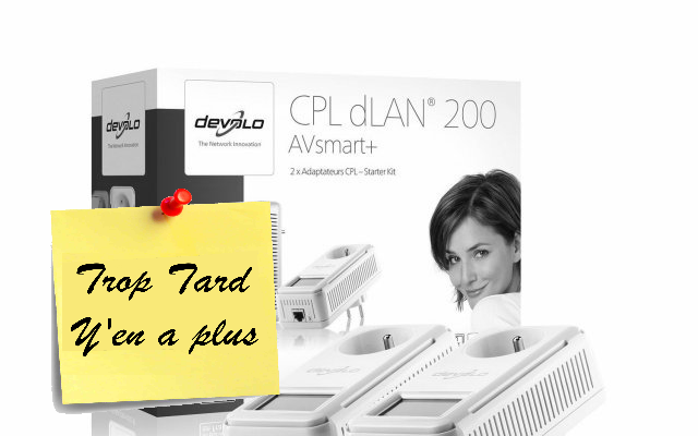 Devolo dLAN 200 AV smart+ Starter Kit 49€90 en vente (...)