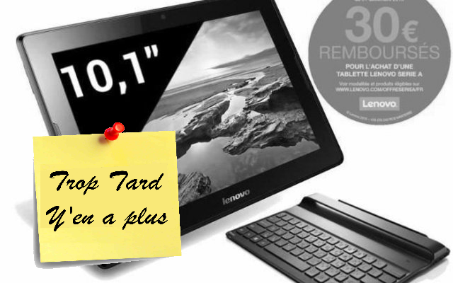 Tablette 10,1″ HD Lenovo IdeaTabA10-70 avec Clavier à (...)
