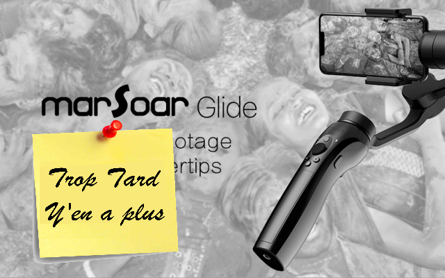 Stabilisateur Smartphone MarSoar Glide 3 axes bluetooth (...)