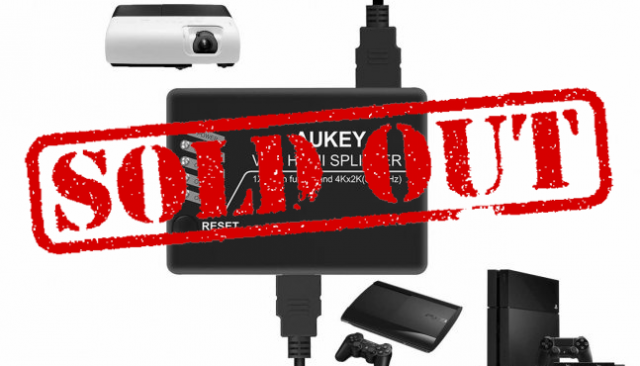 Commutateur AUKEY HDMI, 1 entrée et 4 sorties compatible (...)