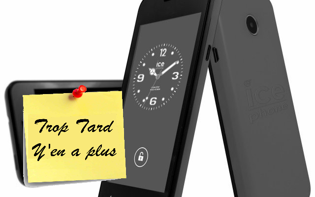 Smartphone Ice-Phone Twist rouge ou blanc 39€ avec (...)