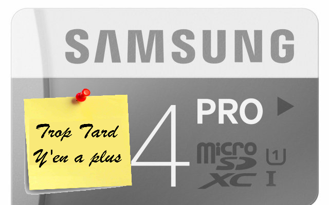 Carte mémoire Samsung de 64Go microSDXC classe 10 à (...)