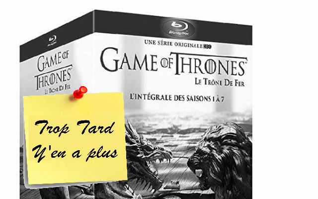 Blu-ray Game of Thrones (Le Trône de Fer) - L'intégrale (...)
