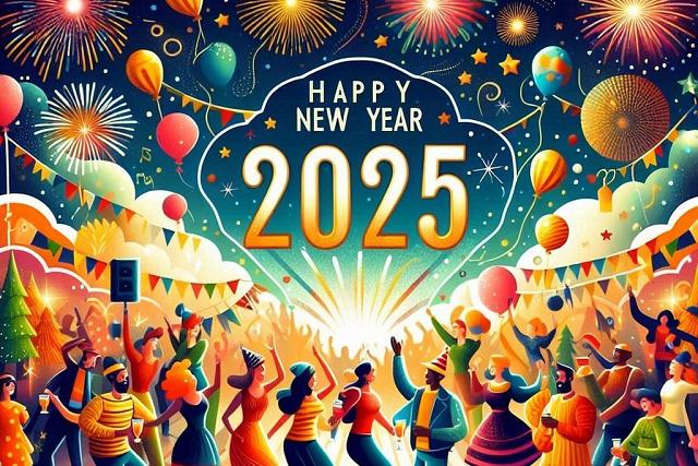 Joyeux réveillon et nouvelle année 2025