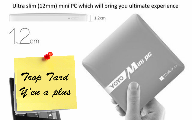 VOYO Smart Mini PC Windows 8.1 Quad Core 64GB à (...)