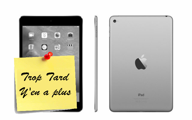 iPad Mini 4 16GO à 259€99 !