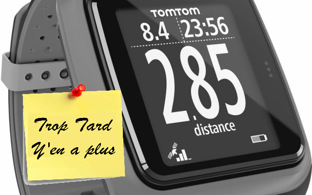 Montre GPS TomTom Runner Gris Foncé 74.99€ @ Amazon