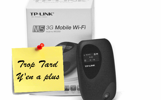 TP-LINK M5350, Offrez la 3G+ à votre tablette tactile (...)