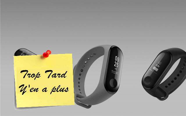 Xiaomi Mi Band 3 version internationale, bracelet (...)