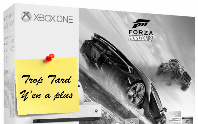 Console Xbox One S 500Go Blu-Ray 4K + Forza Horizon 3 à (...)