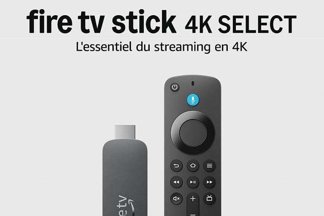 Le dernier Fire TV Stick 4K Select à 19,99 (-64%)