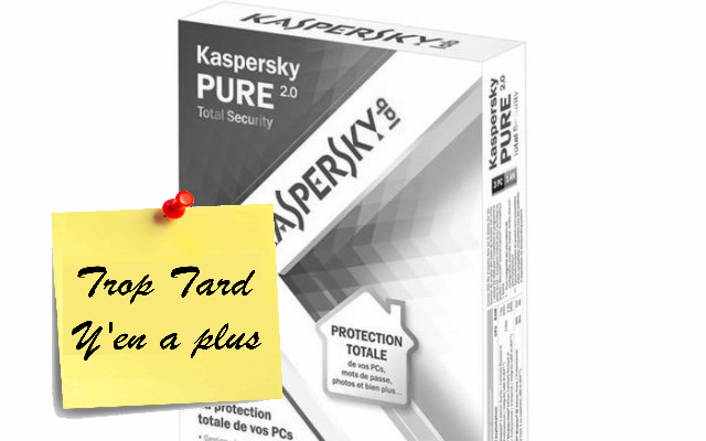 Kaspersky PURE V2 (évolutif V3) Total Security-3 (...)
