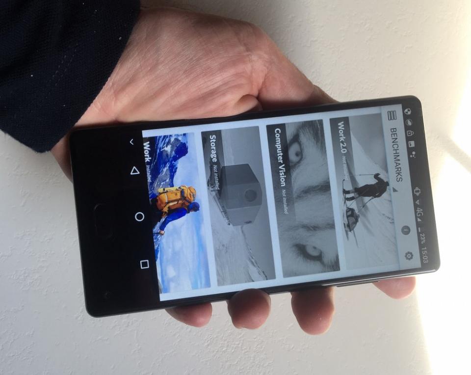 Une Phablette