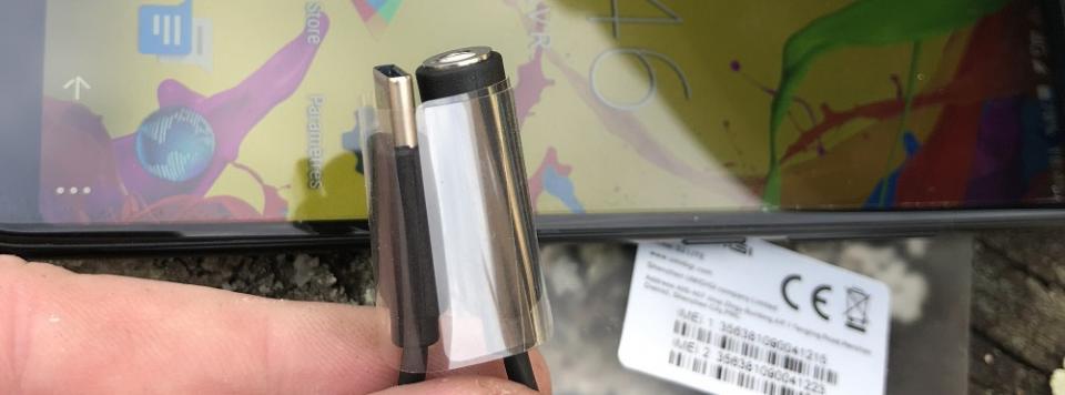 L'adaptateur USB-C vers jack audio