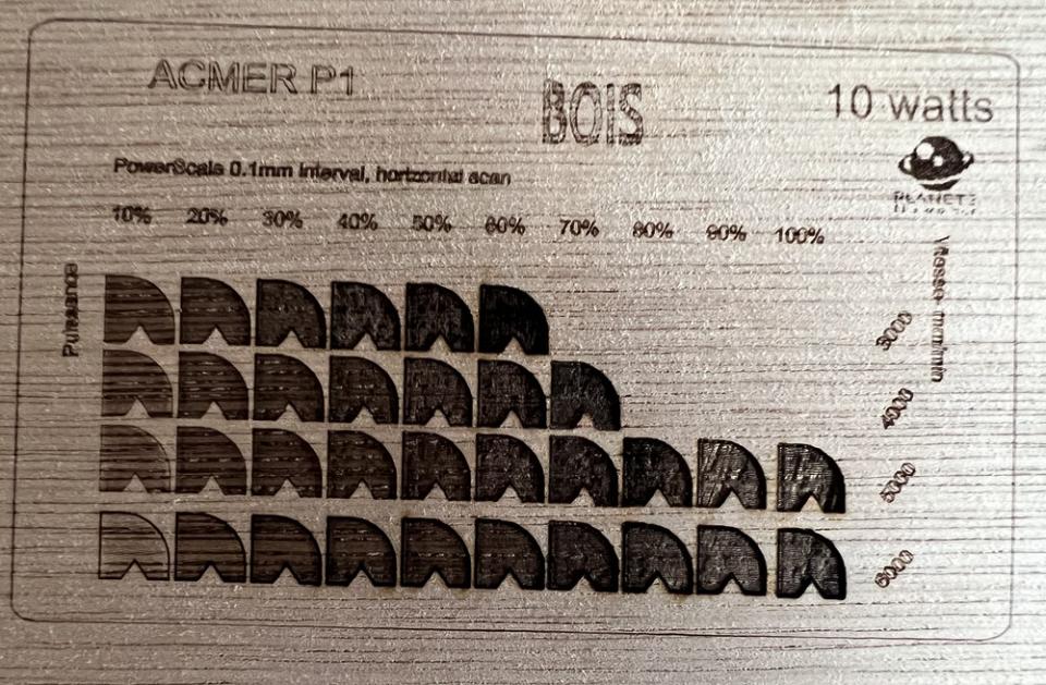 La gravure sur bois est satisfaisante