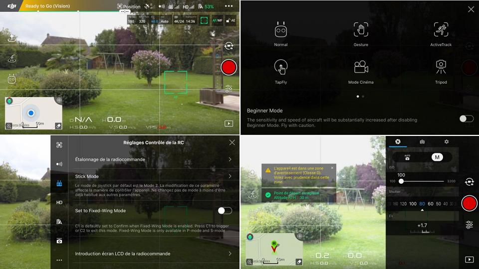 L'application DJI GO 4