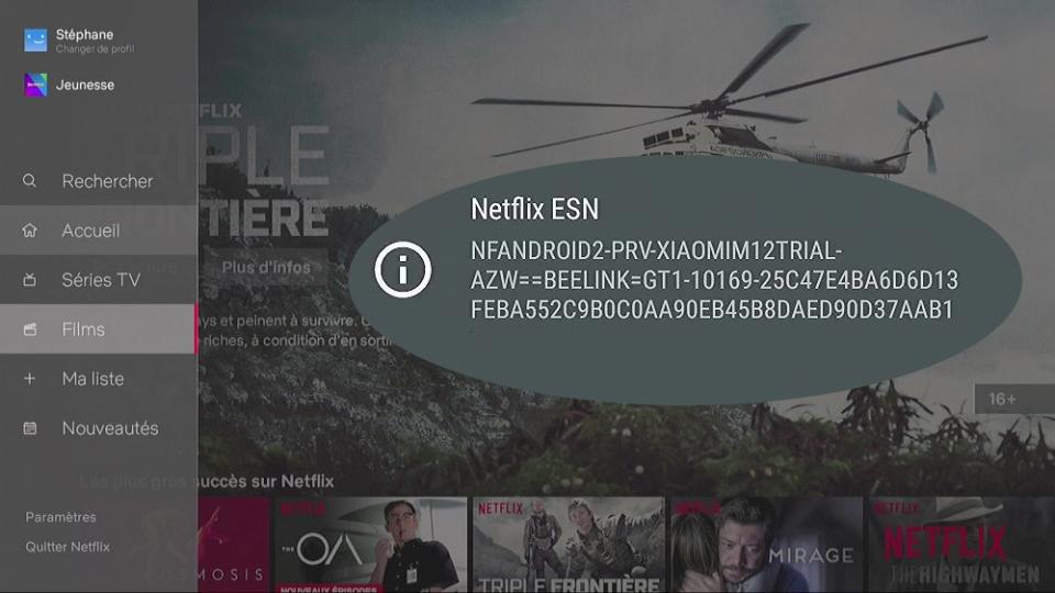 A lire le code Authorization NETFLIX, cela sent la magouille