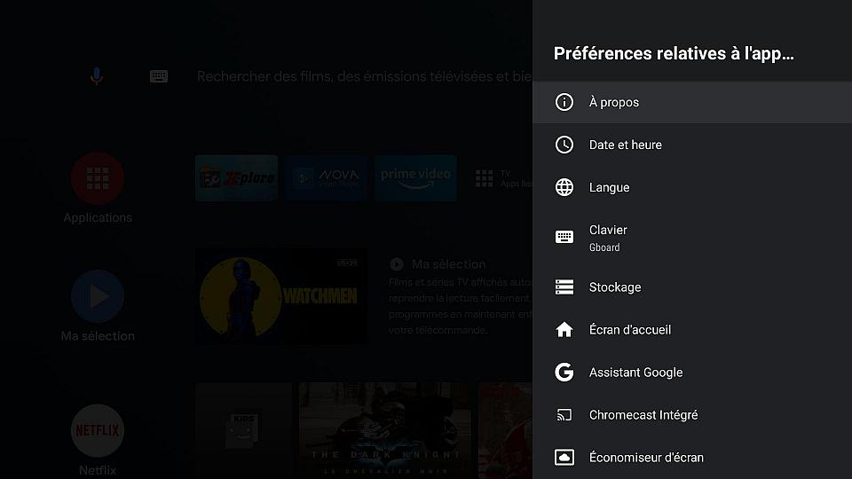 Pas de réglages propres à la barre, déception