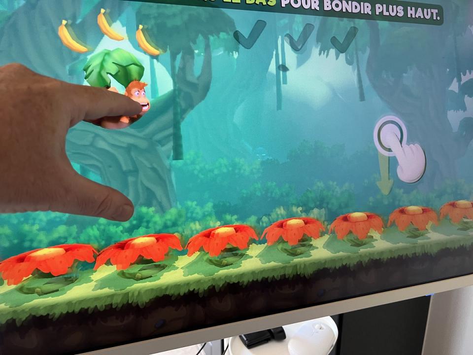 Un jeu Android en giga écran