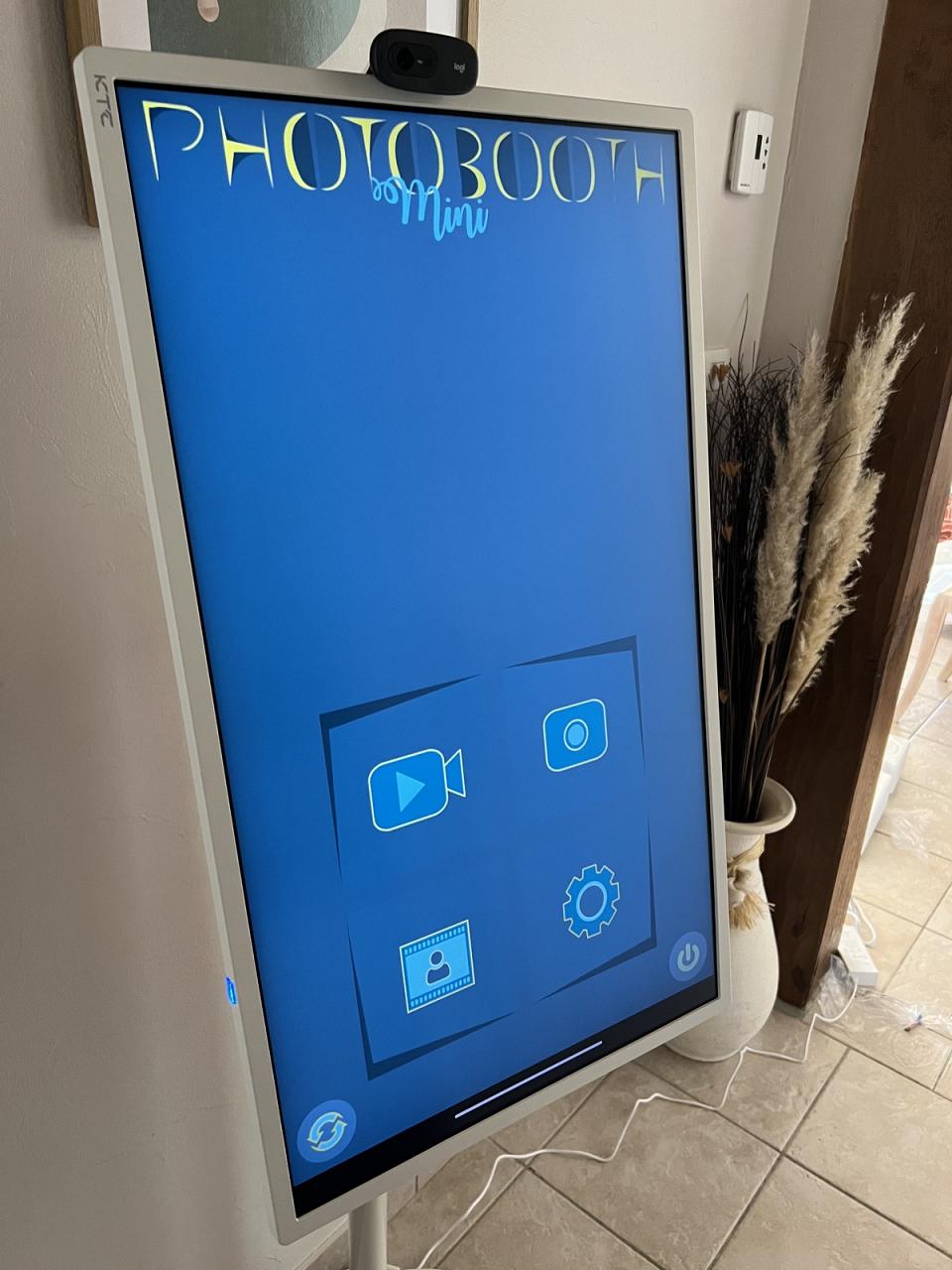 Ici avec une caméra USB pour un Photobooth