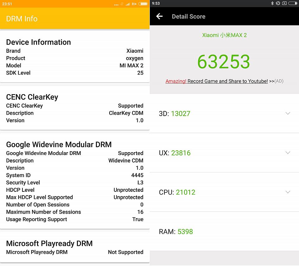 Une performance très correcte et une compatibilité 100% avec les DRM