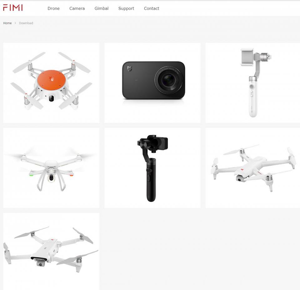 FIMI fabrique les caméras et Drones Xiaomi