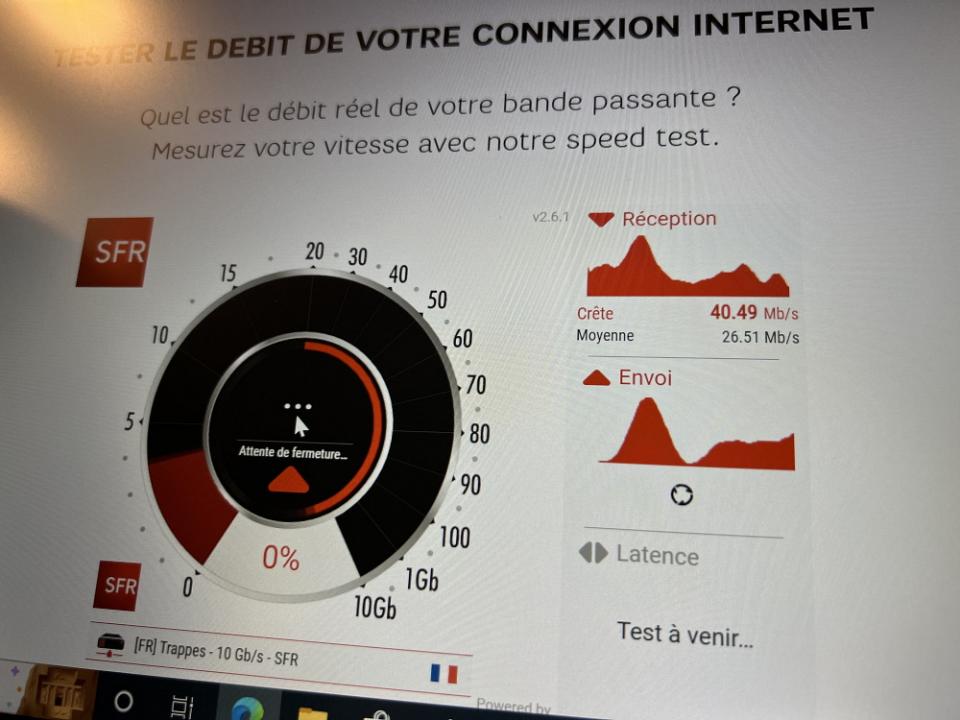 Test de réseau