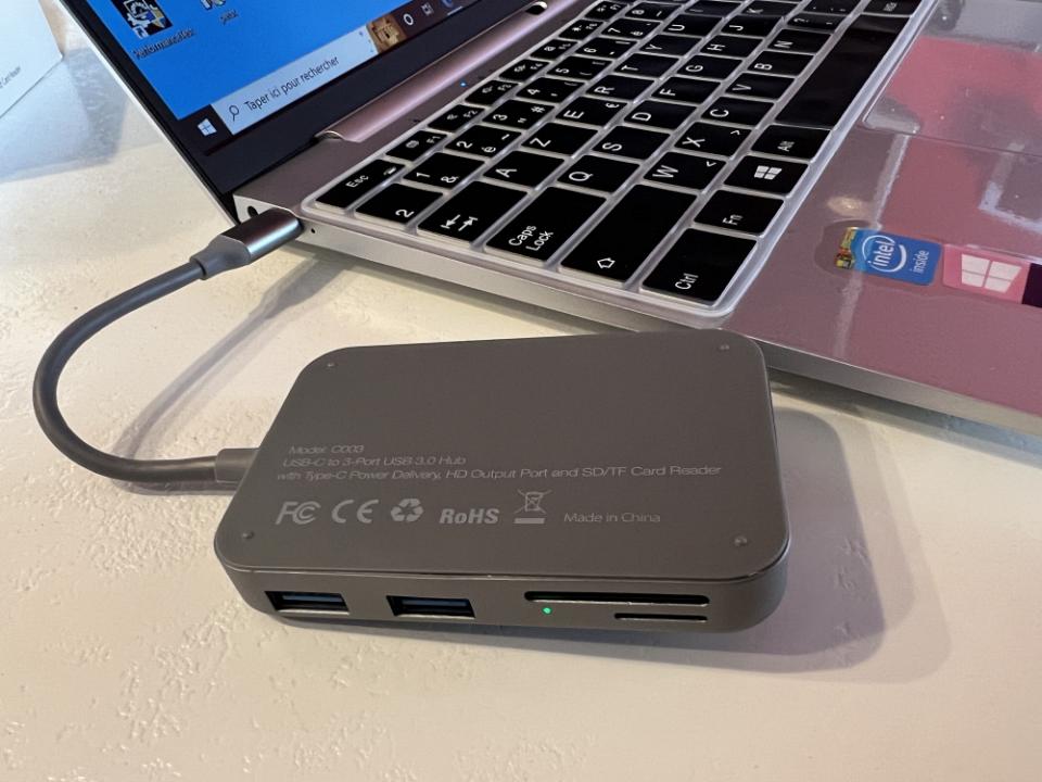 Mon HUB USB-C de test