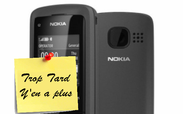 Nokia C2-05 rose reconditionné 19€90 livré
