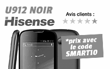 Smartphone Hisense U912 4 pouces, double coeur (...)