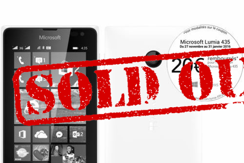 NOKIA LUMIA 435 DUAL SIM BLANC 29€90 livré (ODR (...)