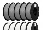 10 bobines de 1 Kg Filament PLA Creality Ender, Gris 5 (...) à la une