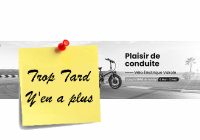 Deal expiré Vente spéciale Printemps sur les Fat Bike Vakole chez (...)