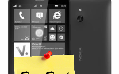 Smartphone Nokia Lumia 1320 Noir ou jaune, 6 pouces HD (...)