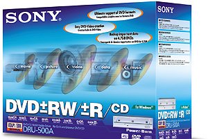 Essai du Sony DRU-500A , premier graveur DVD-R/-RW, (...)
